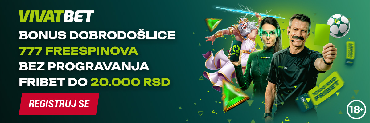 VivatBet: bonus dobrodošlice za kazino i sportsko klađenje